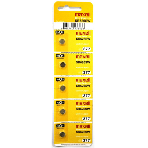 Maxell SR626SW Silver Oxide Battery